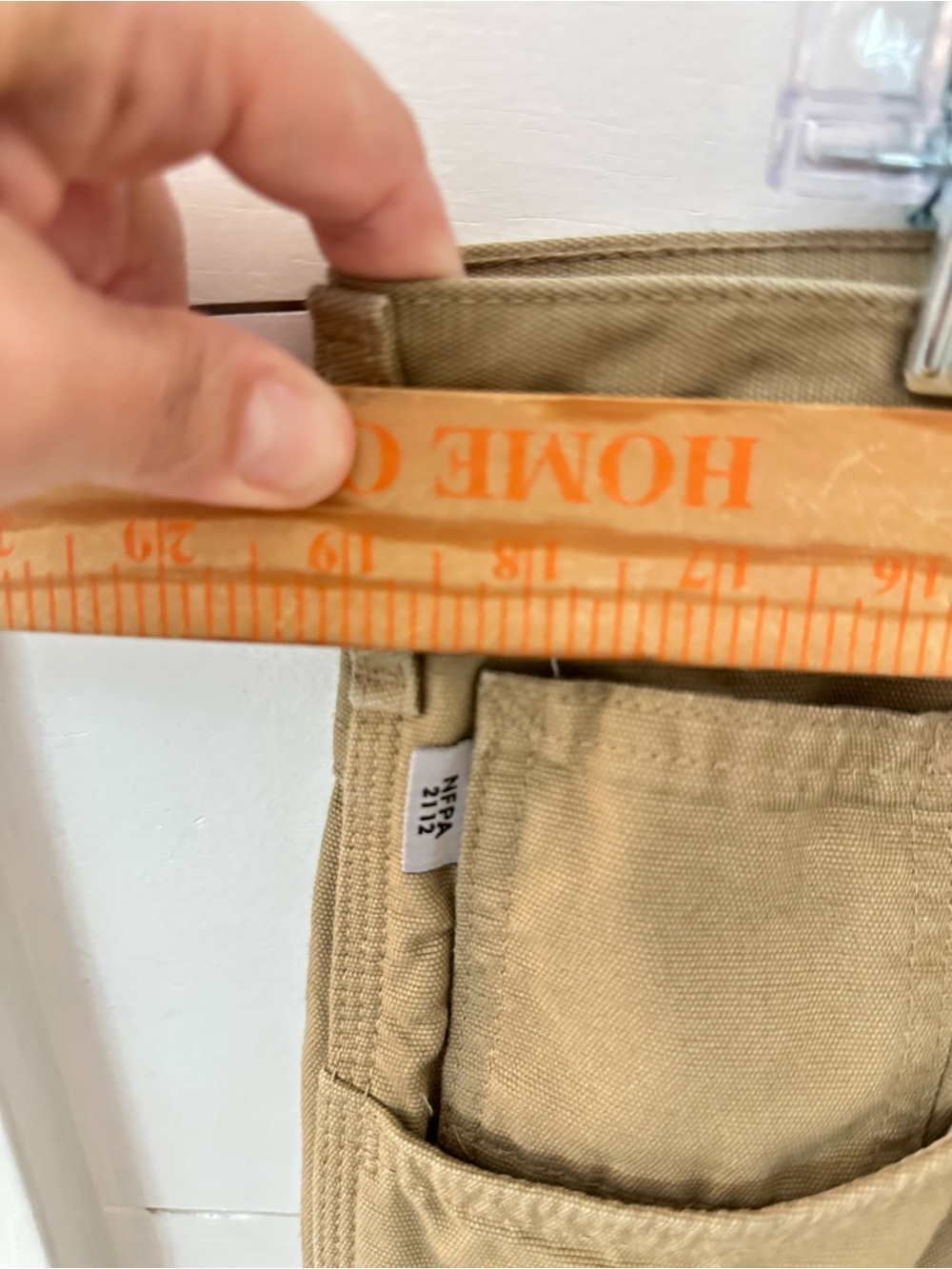 Carhartt Fire Resistant tan workwear utility straight leg pant 39X29 - Picture 7 of 14